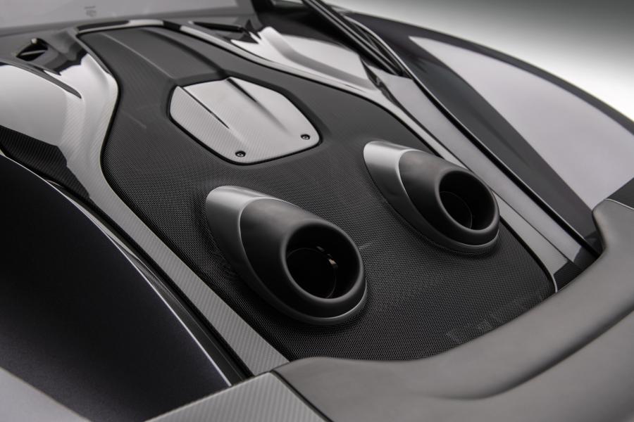 Детали экстерьера McLaren 600LT in Stealth Grey by MSO 2018 года  (NA) (фото 4 из 21)